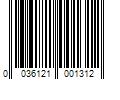 Barcode Image for UPC code 0036121001312