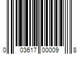 Barcode Image for UPC code 003617000098