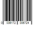 Barcode Image for UPC code 0036172006724