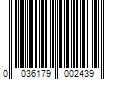 Barcode Image for UPC code 0036179002439