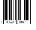 Barcode Image for UPC code 0036200048016