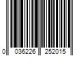 Barcode Image for UPC code 0036226252015