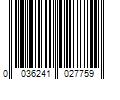 Barcode Image for UPC code 0036241027759