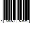 Barcode Image for UPC code 0036241743925