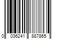 Barcode Image for UPC code 0036241887865