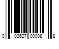 Barcode Image for UPC code 003627000088