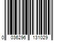 Barcode Image for UPC code 0036296131029