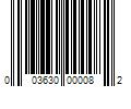 Barcode Image for UPC code 003630000082