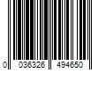 Barcode Image for UPC code 0036326494650