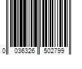 Barcode Image for UPC code 0036326502799