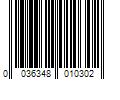 Barcode Image for UPC code 0036348010302