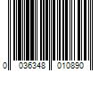 Barcode Image for UPC code 0036348010890