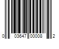 Barcode Image for UPC code 003647000082