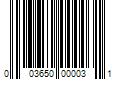 Barcode Image for UPC code 003650000031