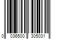 Barcode Image for UPC code 0036500305031