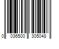 Barcode Image for UPC code 0036500305048