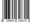 Barcode Image for UPC code 0036500308315