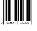 Barcode Image for UPC code 0036541022300