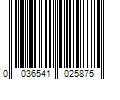 Barcode Image for UPC code 0036541025875