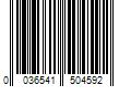 Barcode Image for UPC code 0036541504592