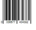 Barcode Image for UPC code 0036577434382