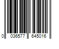 Barcode Image for UPC code 0036577645016