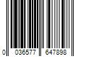 Barcode Image for UPC code 0036577647898