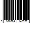 Barcode Image for UPC code 0036584140252