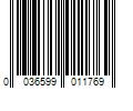 Barcode Image for UPC code 0036599011769