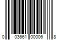 Barcode Image for UPC code 003661000068