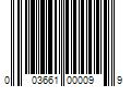 Barcode Image for UPC code 003661000099