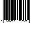 Barcode Image for UPC code 0036632026002