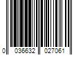 Barcode Image for UPC code 0036632027061