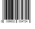 Barcode Image for UPC code 0036632034724