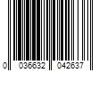 Barcode Image for UPC code 0036632042637