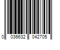 Barcode Image for UPC code 0036632042705