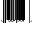 Barcode Image for UPC code 003665000088