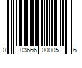 Barcode Image for UPC code 003666000056