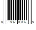 Barcode Image for UPC code 003666000063