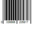 Barcode Image for UPC code 0036666205817