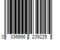 Barcode Image for UPC code 0036666239225