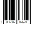 Barcode Image for UPC code 0036687076298