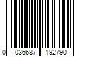 Barcode Image for UPC code 0036687192790