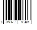 Barcode Image for UPC code 0036687999443