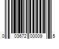 Barcode Image for UPC code 003672000095