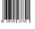 Barcode Image for UPC code 0036725237391