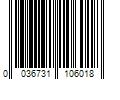 Barcode Image for UPC code 0036731106018