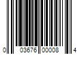 Barcode Image for UPC code 003676000084