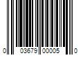 Barcode Image for UPC code 003679000050