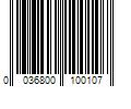 Barcode Image for UPC code 0036800100107